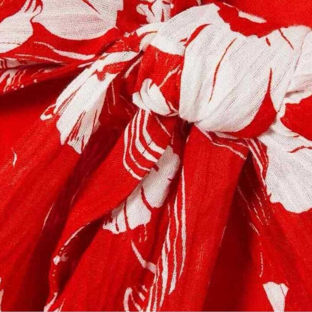 NWT Faithfull the Brand Maivi Floral Print Strapless Midi Dress Size 4 - Picture 5 of 9